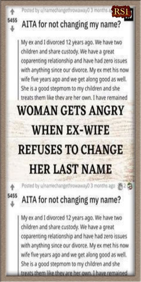Is it bad if your wife doesn't change her last name?
