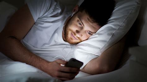 Is it bad to be on your phone at night?