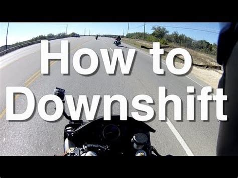 Is it bad to downshift a motorcycle too soon?
