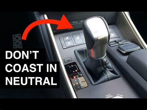 Is it bad to go in neutral while driving?