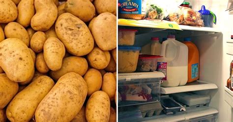 Is it bad to keep potatoes in the fridge?