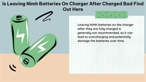 Is it bad to leave a NiMH battery charged?