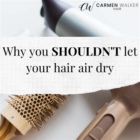 Is it bad to let your hair air dry?