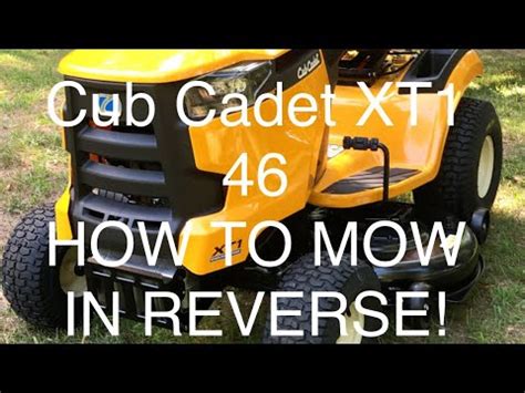 Is it bad to mow in reverse?