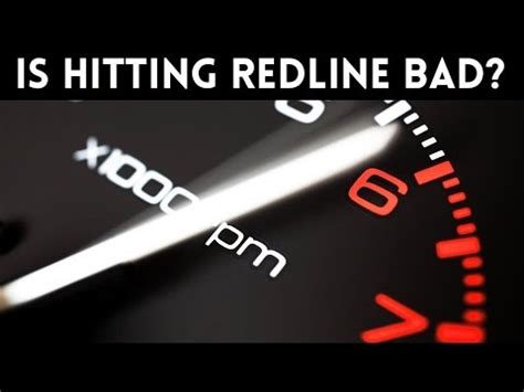 Is it bad to rev your car to redline?