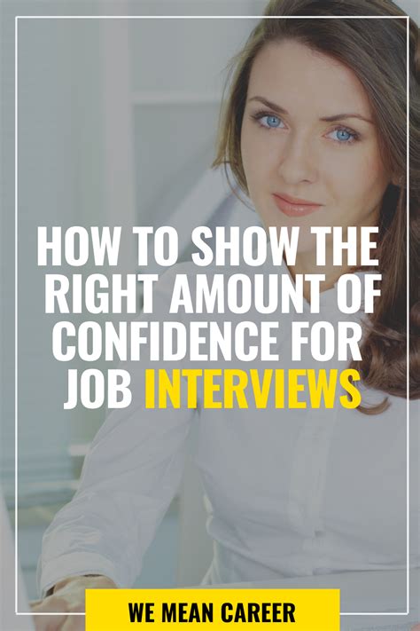 Is it bad to say you lack confidence in an interview?