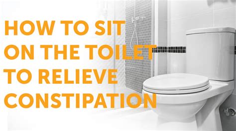 Is it bad to sit on toilet when constipated?