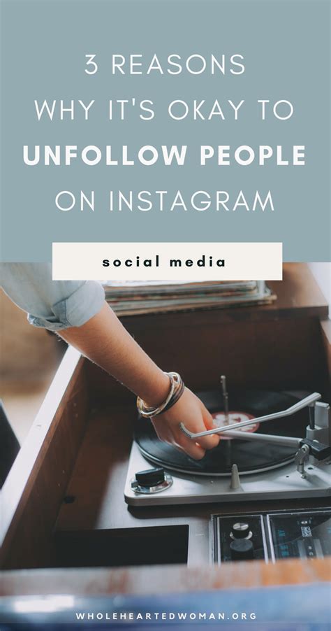 Is it bad to unfollow a lot on Instagram?