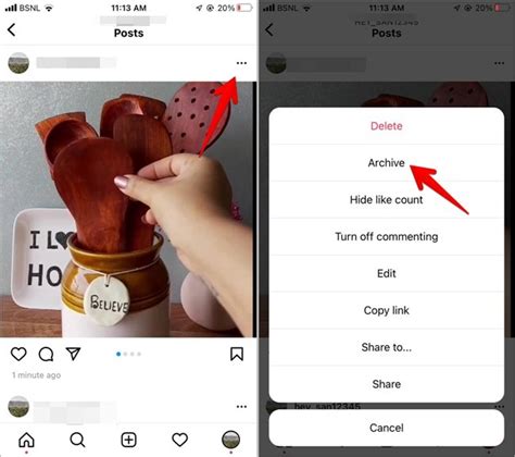 Is it better to delete or archive posts on Instagram?
