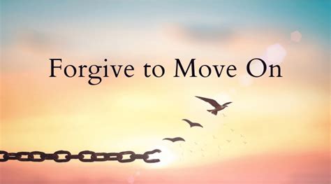 Is it better to forgive or move on?