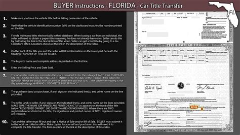 Is it better to gift a car or sell it for $1 in Florida?