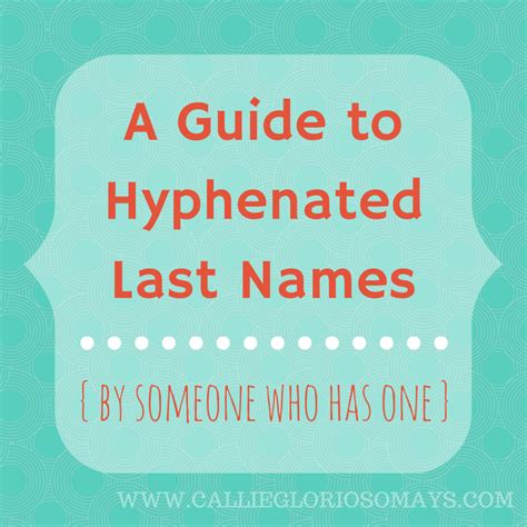 Is it better to have a hyphenated last name?