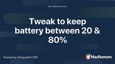 Is it better to keep battery at 80%?