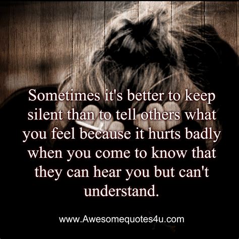 Is it better to keep silent than to tell a lie?