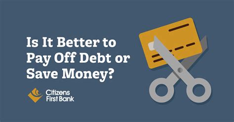 Is it better to pay debt or save?