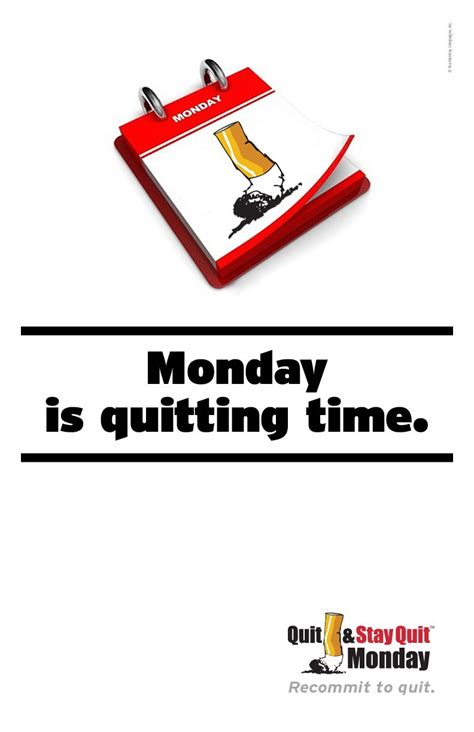 Is it better to quit on a Friday or Monday?
