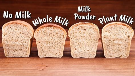 Is it better to use milk or water in bread?