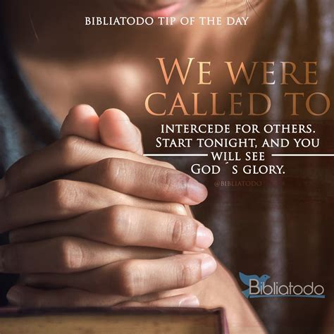 Is it biblical to intercede for others?