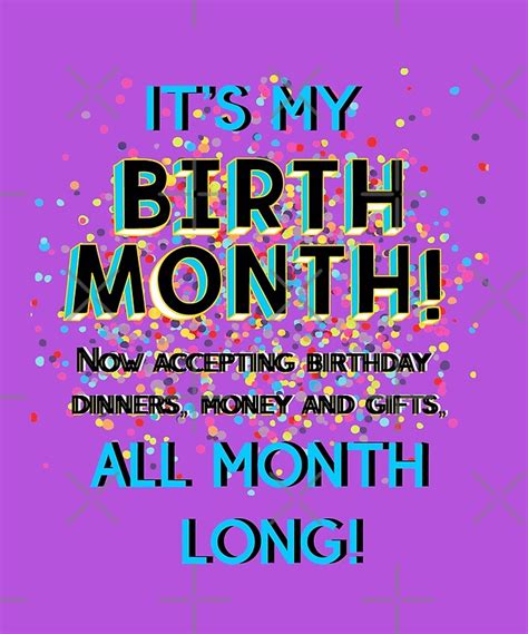 Is it birthday month or birth month?