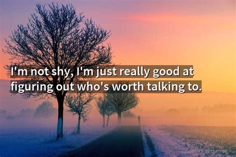 Is it cool to be shy?