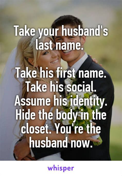 Is it disrespectful to not take your husband's last name?