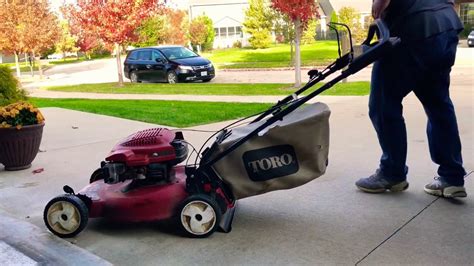Is it easier to pull a lawn mower?