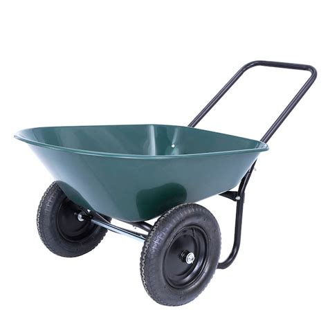 Is it easier to push or pull a wheelbarrow?