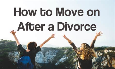 Is it easy to move on after a divorce?