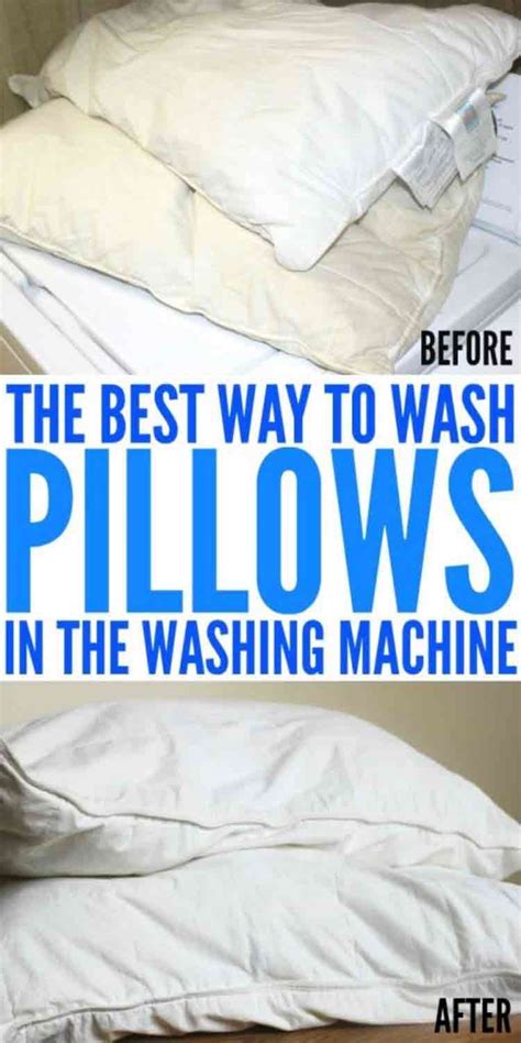 Is it fine to wash pillows?