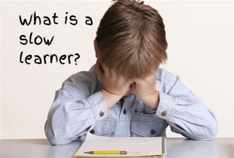 Is it good to be a slow learner?