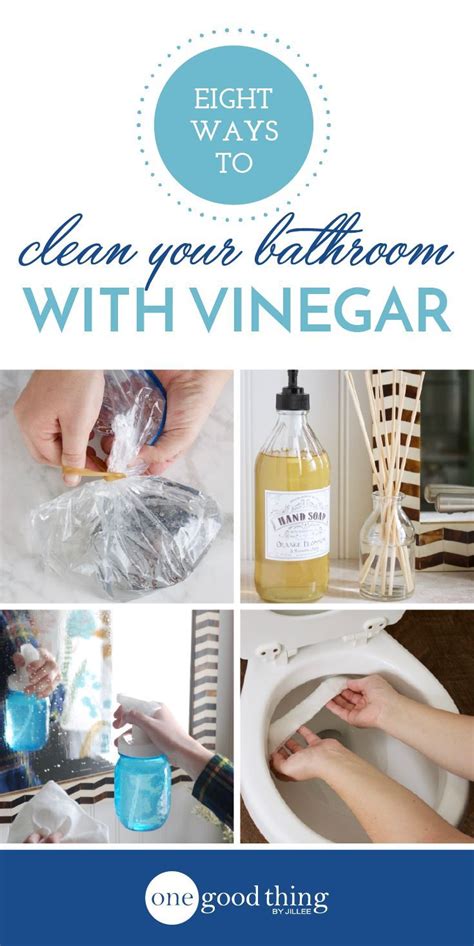 Is it good to clean bathroom with vinegar?