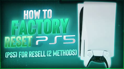 Is it good to factory reset PS5?