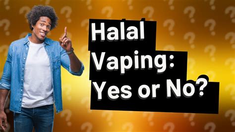 Is it halal to vape without nicotine?