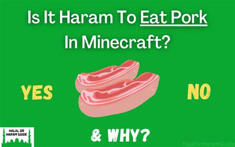 Is it haram to eat a pig in Minecraft?
