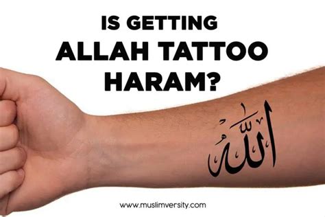 Is it haram to get a tattoo?