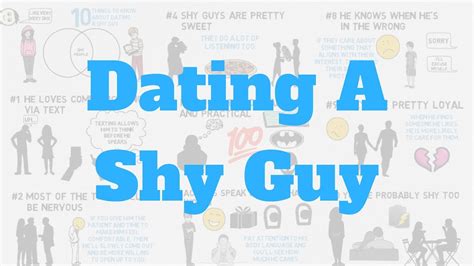 Is it hard dating a shy guy?