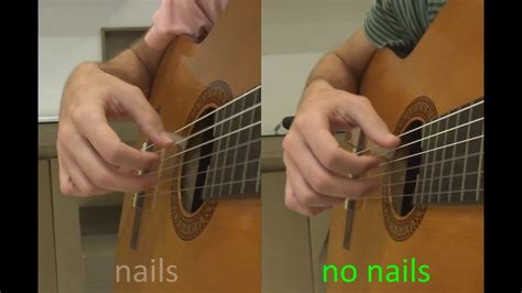 Is it hard to play guitar with no nails?