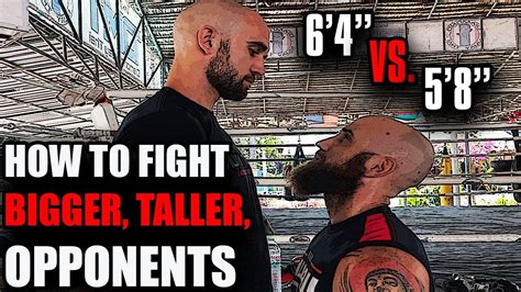 Is it harder to fight a taller person?