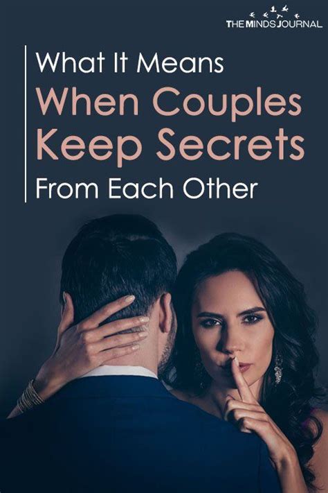 Is it healthy for couples to keep secrets?