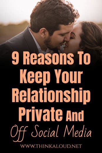 Is it healthy to keep your relationship private?