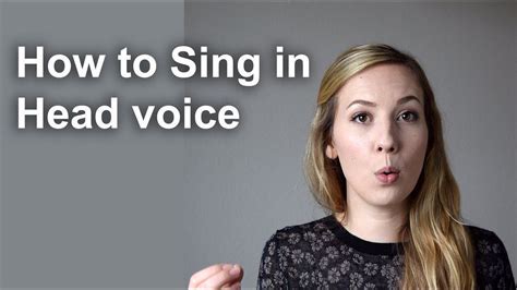 Is it healthy to sing in head voice?