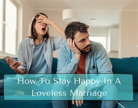 Is it healthy to stay in a loveless marriage?