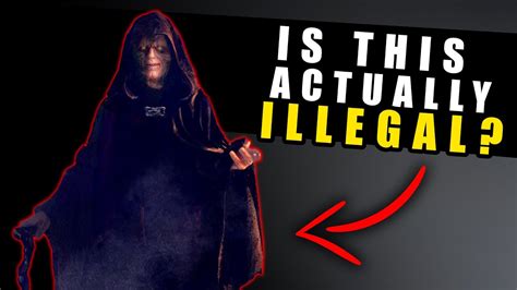 Is it illegal to be a Sith?
