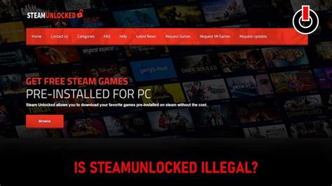 Is it illegal to download games from Steamunlocked?