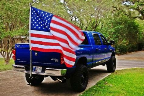 Is it illegal to fly a flag on your truck in Texas?