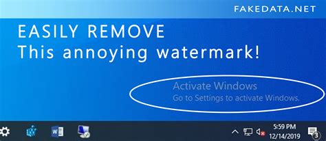 Is it illegal to remove Activate Windows watermark?