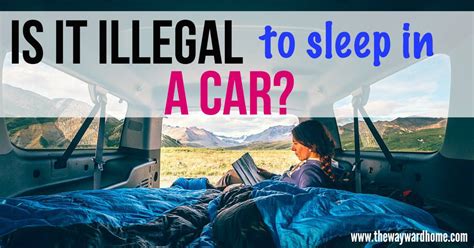 Is it illegal to sleep in your car at a park in Texas?