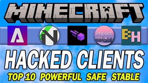 Is it illegal to use a hacked client in Minecraft?