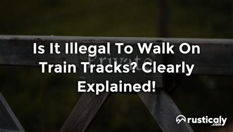 Is it illegal to walk on train tracks in Michigan?