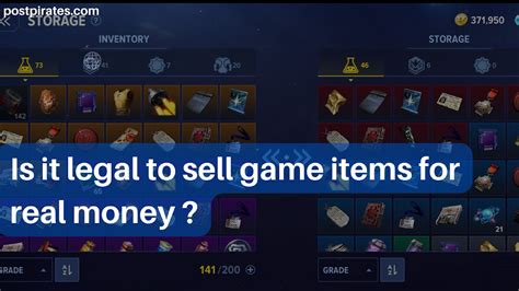 Is it legal to sell game items?